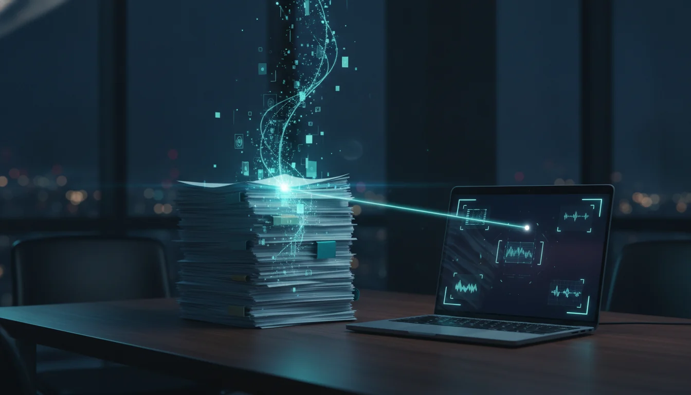 AI розпізнає документ і переносить дані в систему