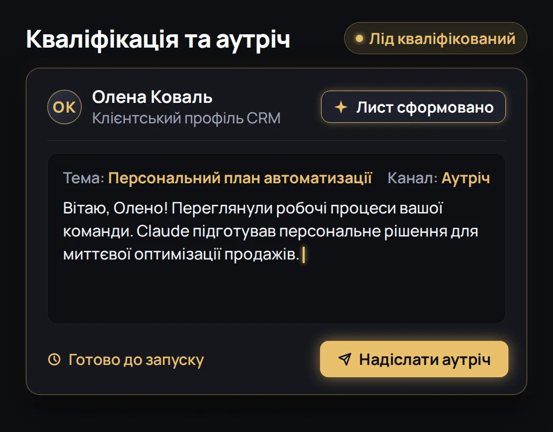 Ілюстрація до кроку «Маркетинговий блок: кампанії, листи та SEO»